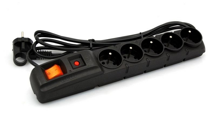 Prepäťová ochrana Acar 3 m 5 zásuviek